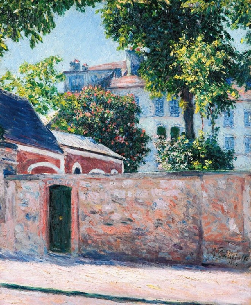 Maisons À Argenteuil (1883) reproduction of painting by Gustave Caillebotte. ALL GICLEE PRINTS