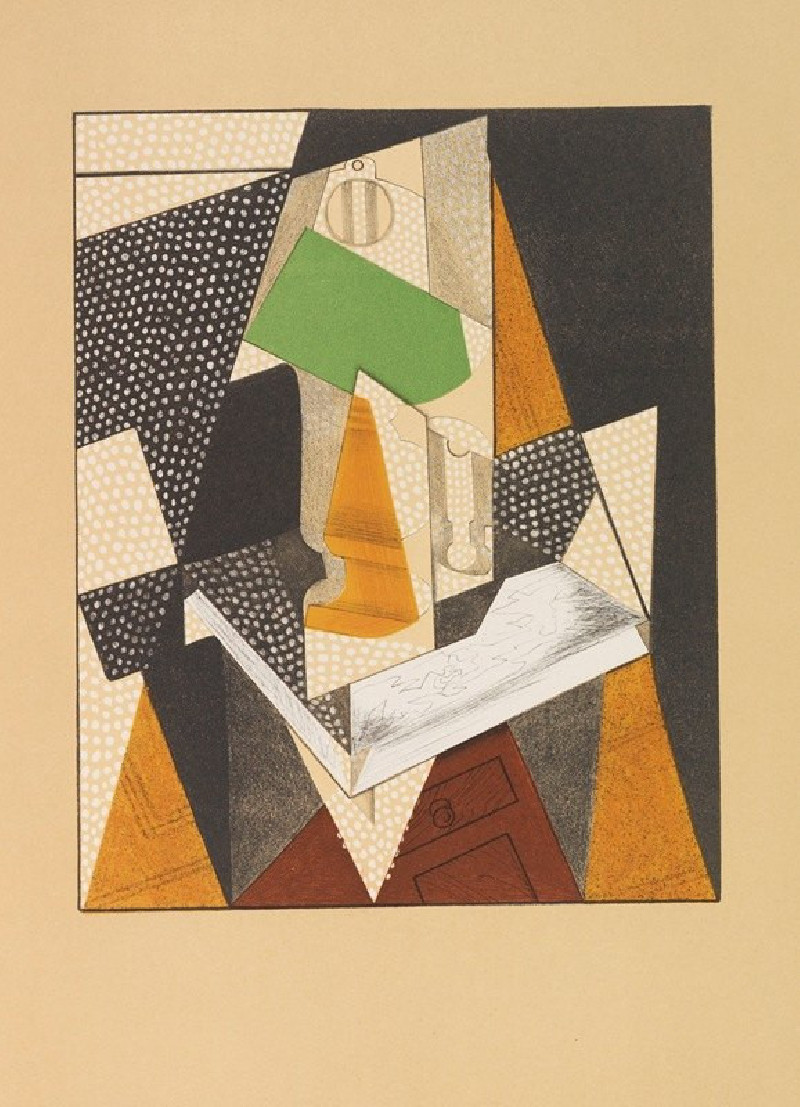 Au soleil du plafond reproduction of painting by Juan Gris. ALL GICLEE PRINTS