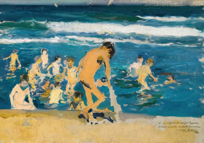 Study For Sad Inheritance (1906) reproduction of painting by Joaquín Sorolla. ALL GICLEE PRINTS