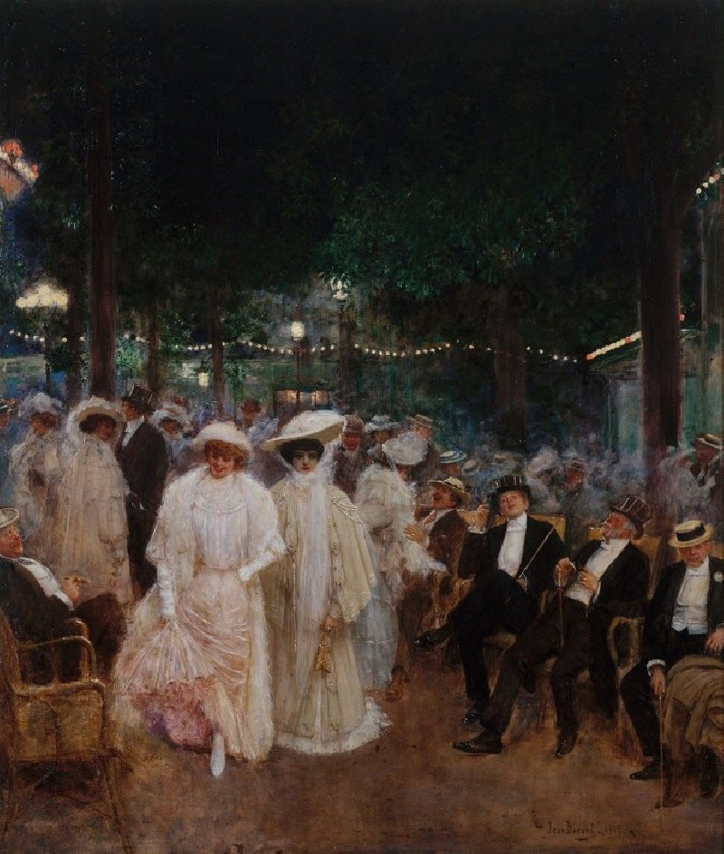 Les belles de nuit (1905) reproduction of painting by Jean Béraud. ALL GICLEE PRINTS