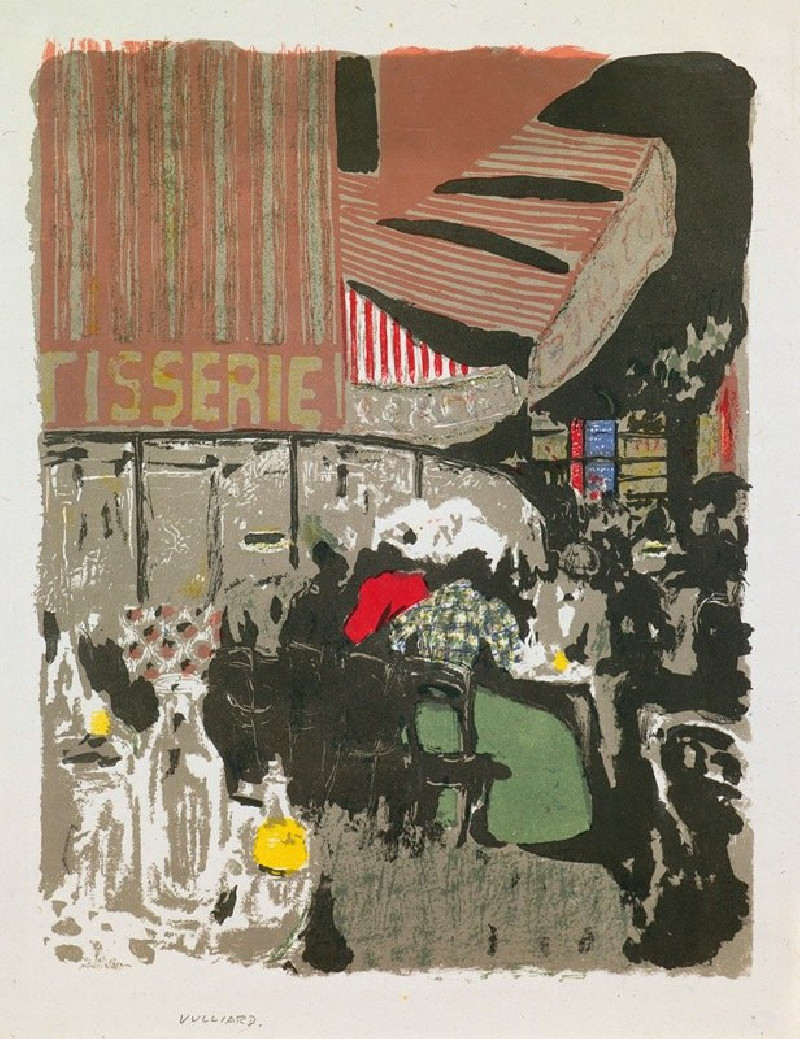 The Pastry Shop, from ‘Landscapes and Interiors’ (1899) reproduction of painting by Édouard Vuillard. ALL GICLEE PRINTS