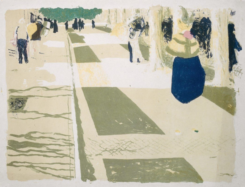 L’avenue (1899) reproduction of painting by Édouard Vuillard. ALL GICLEE PRINTS