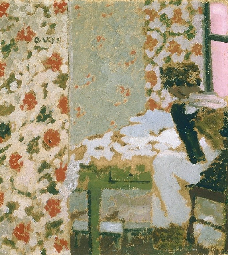 The Seamstress (1893) reproduction of painting by Édouard Vuillard. ALL GICLEE PRINTS