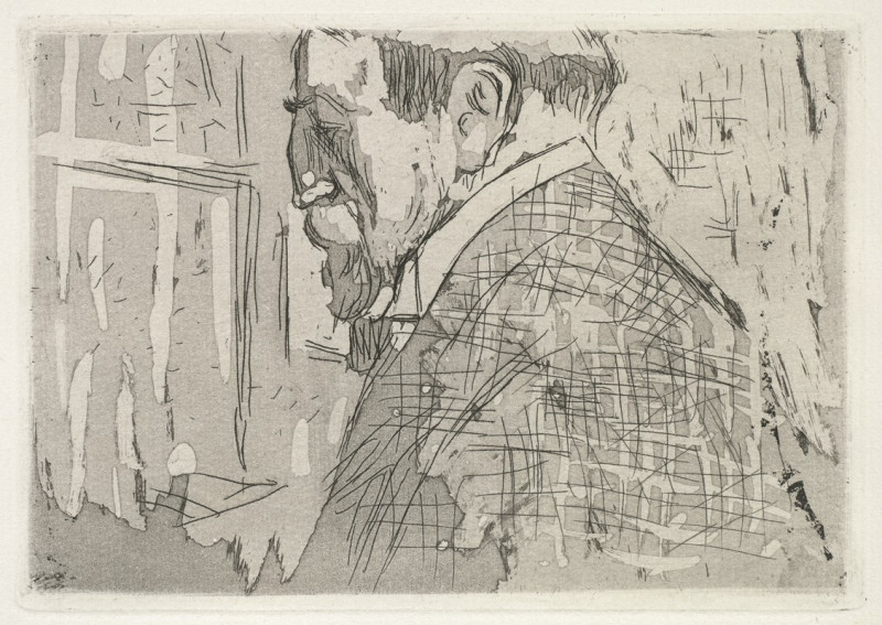 Édouard Vuillard reprodukcija Portrait of Theo van Rysselberghe (c. 1898), VISOS REPRODUKCIJOS , paveikslai, reprodukcijos in...