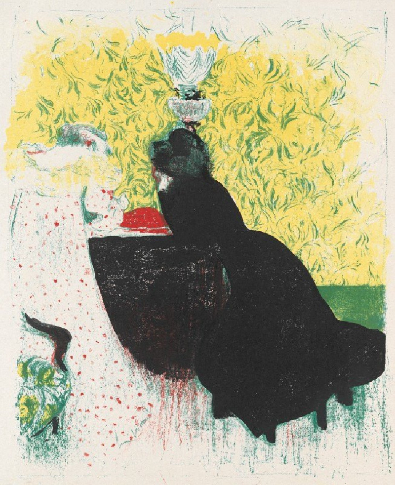 Les deux belles-soeurs (1898 - 1899) reproduction of painting by Édouard Vuillard. ALL GICLEE PRINTS