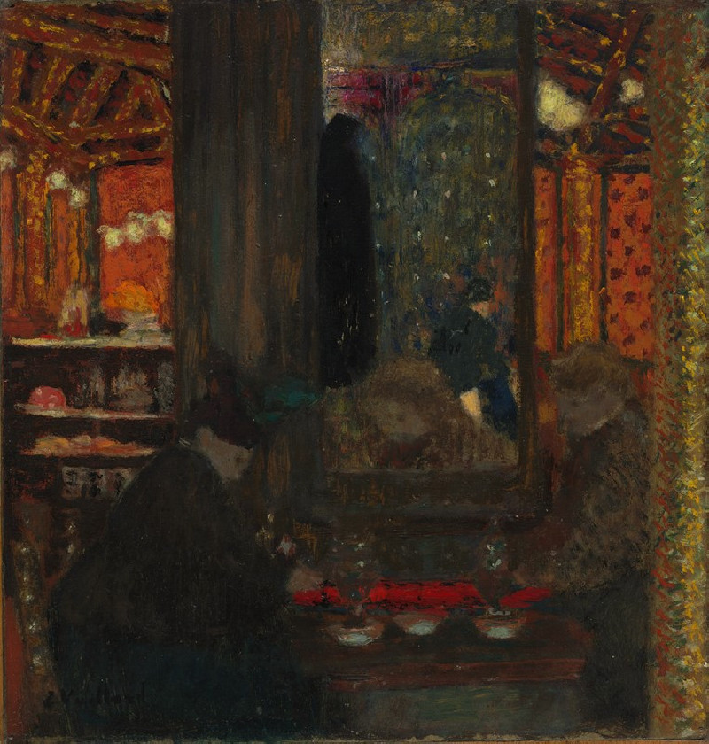 At the Café (c. 1897–99) reproduction of painting by Édouard Vuillard. ALL GICLEE PRINTS