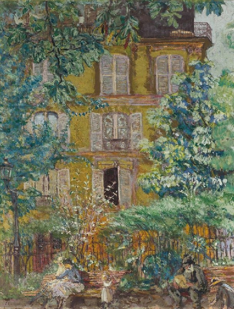 Le Square (1917-18) reproduction of painting by Édouard Vuillard. ALL GICLEE PRINTS