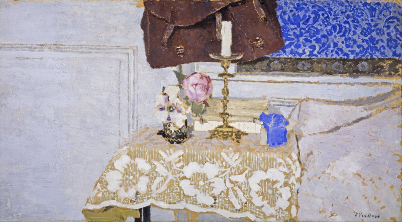 Nature morte au bougeoir [The Candlestick] (1900) reproduction of painting by Édouard Vuillard. ALL GICLEE PRINTS