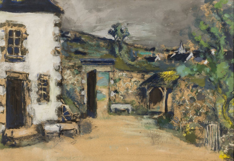 The Farmhouse reproduction of painting by Édouard Vuillard. ALL GICLEE PRINTS