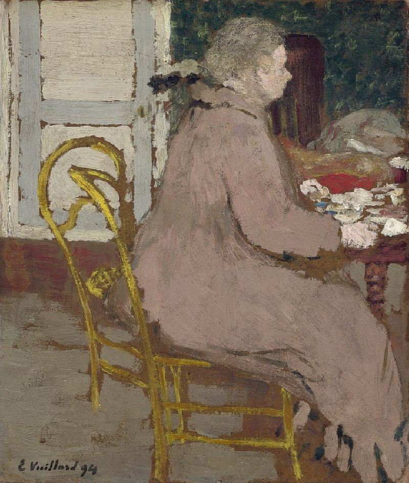 Breakfast (1894) reproduction of painting by Édouard Vuillard. ALL GICLEE PRINTS