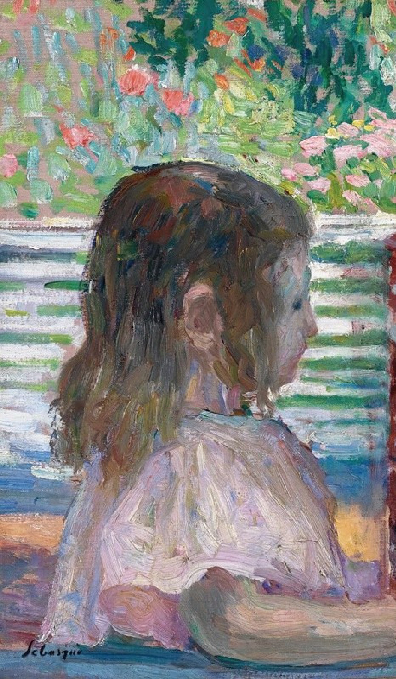 Petite Tête De Profil (1905) reproduction of painting by Henri Lebasque. ALL GICLEE PRINTS