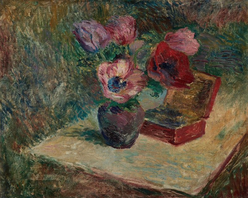 Henri Lebasque reprodukcija Bouquet d’anémones, VISOS REPRODUKCIJOS , paveikslai, reprodukcijos internetu