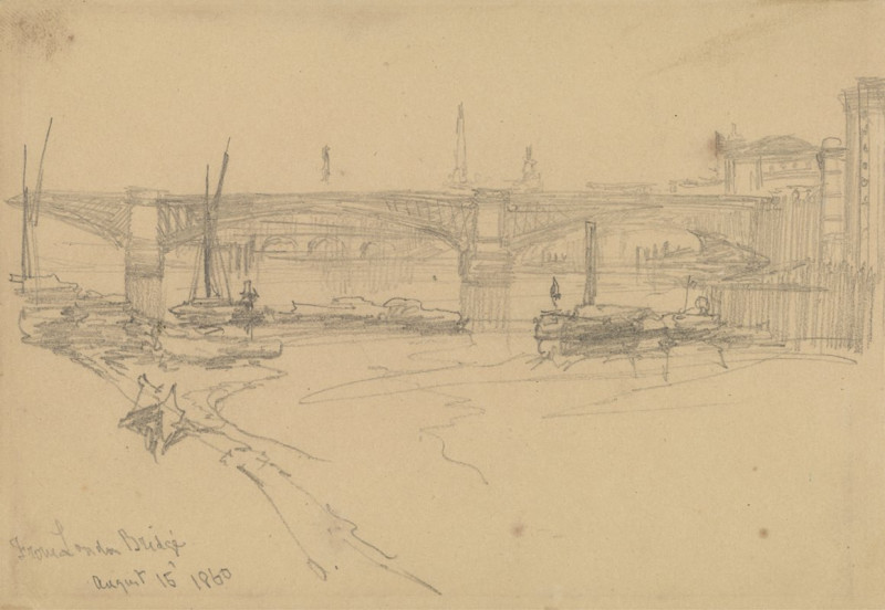 David Roberts reprodukcija From London Bridge (1860), VISOS REPRODUKCIJOS , paveikslai, reprodukcijos internetu