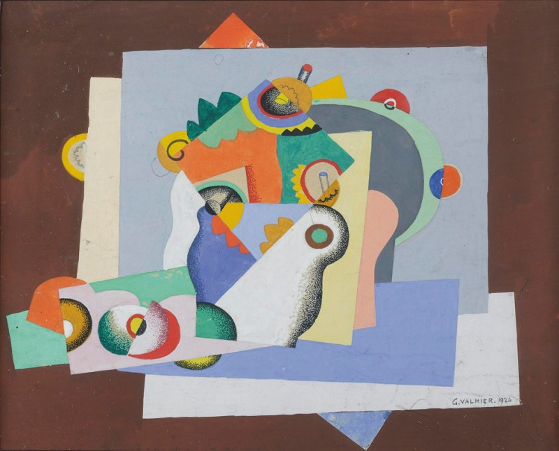 Nature Morte (1926) reproduction of painting by Georges Valmier. ALL GICLEE PRINTS