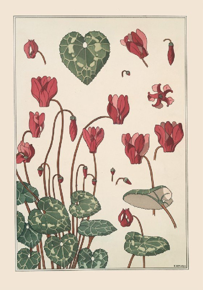 Cyclamen (1896) reproduction of painting by Maurice Pillard Verneuil. ALL GICLEE PRINTS