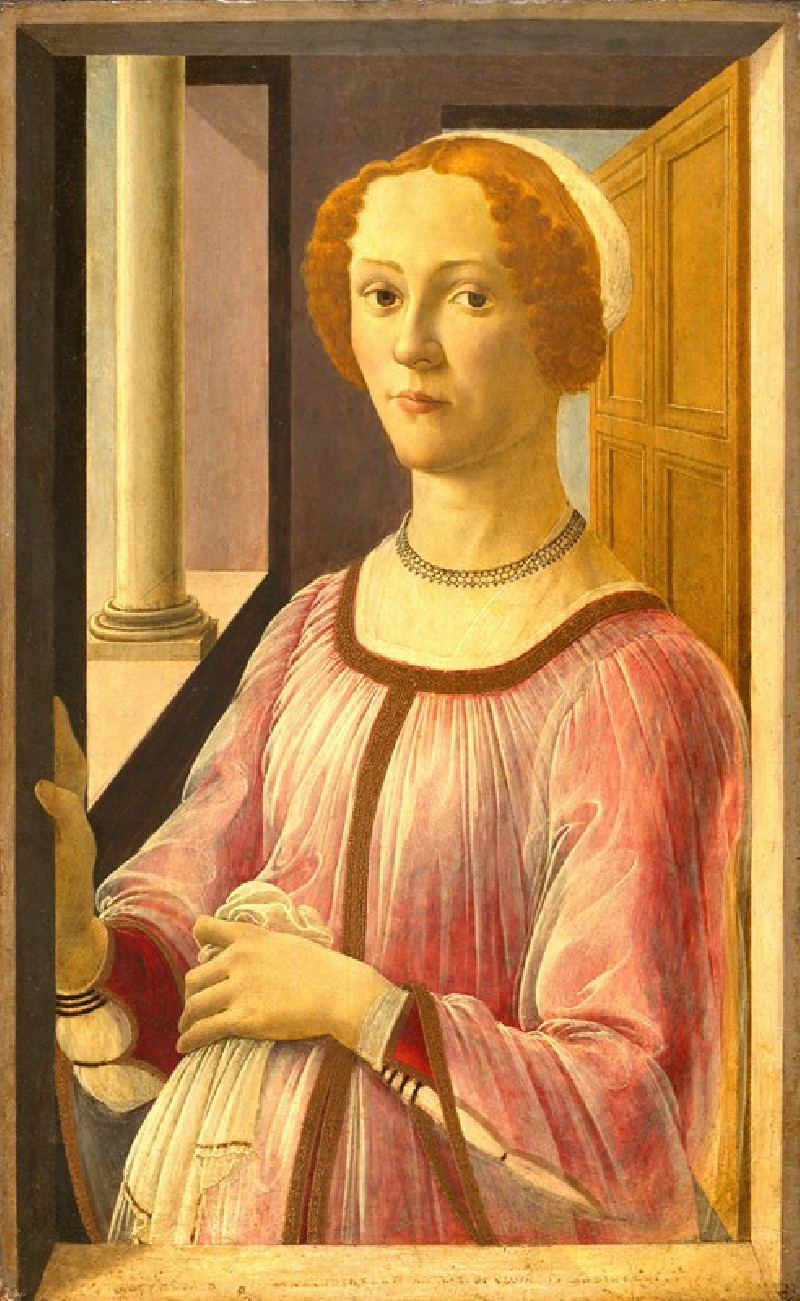 Sandro Botticelli reprodukcija Portrait of Smeralda Bandinelli (circa 1470 - 1475), VISOS REPRODUKCIJOS , paveikslai, reprodu...