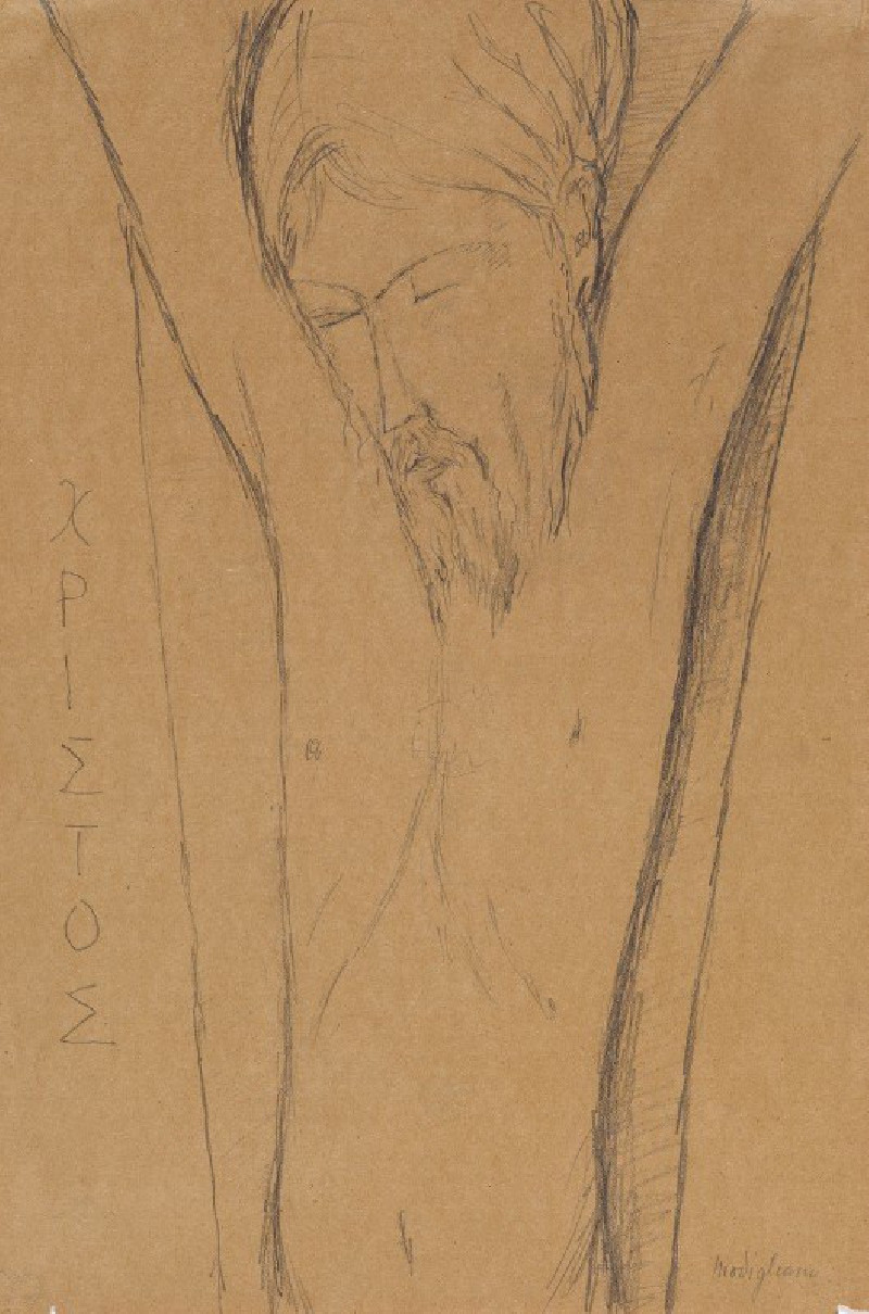 Amedeo Modigliani reprodukcija Christus (1916), VISOS REPRODUKCIJOS , paveikslai, reprodukcijos internetu