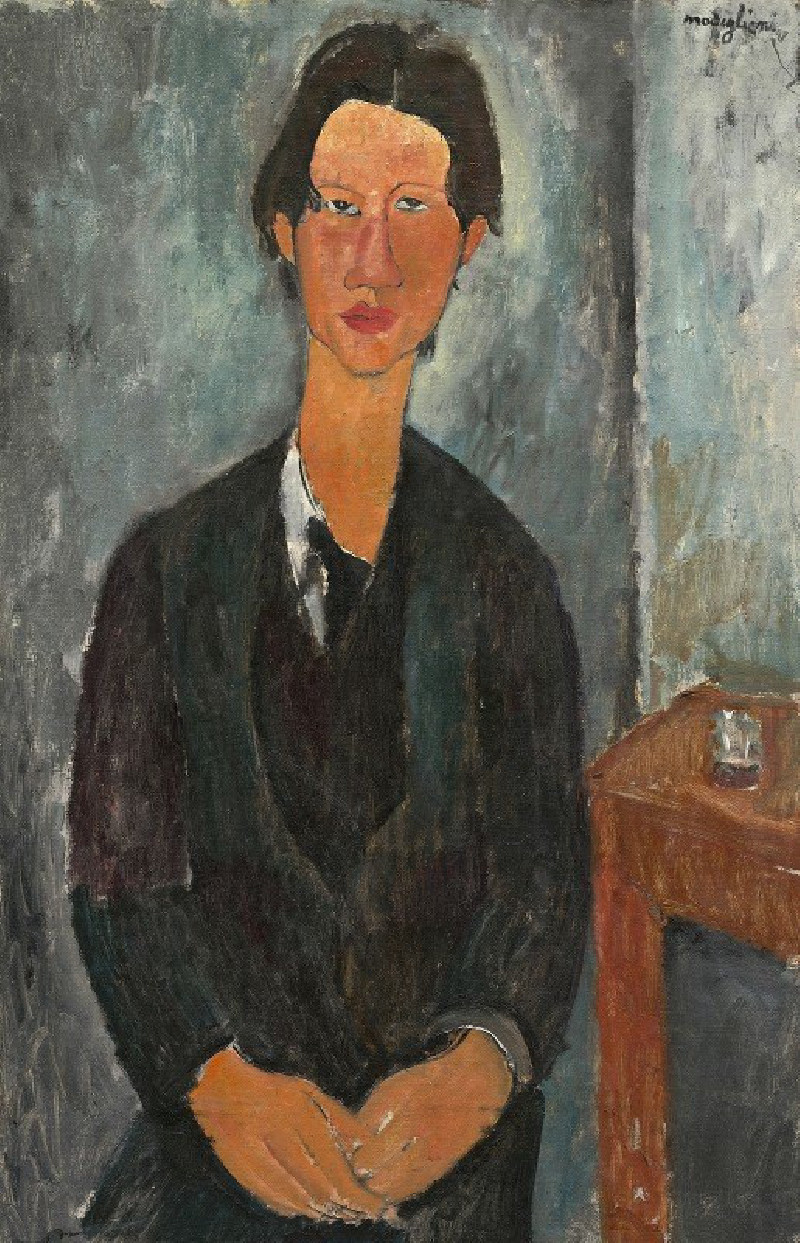 Chaim Soutine (1917) reproduction of painting by Amedeo Modigliani. ALL GICLEE PRINTS