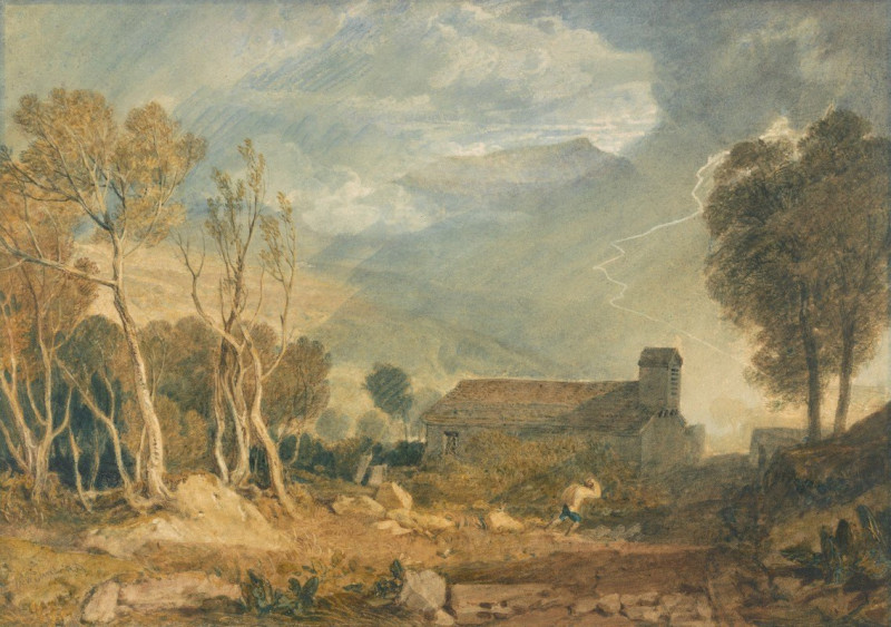 Ingleborough from Chapel-Le-Dale (between 1810 and 1815) reproduction of painting by Joseph Mallord William Turner. ALL GICLE...