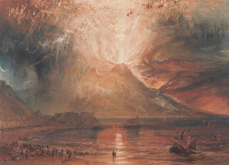 Joseph Mallord William Turner reprodukcija Vesuvius in Eruption (between 1817 and 1820), VISOS REPRODUKCIJOS , paveikslai, re...