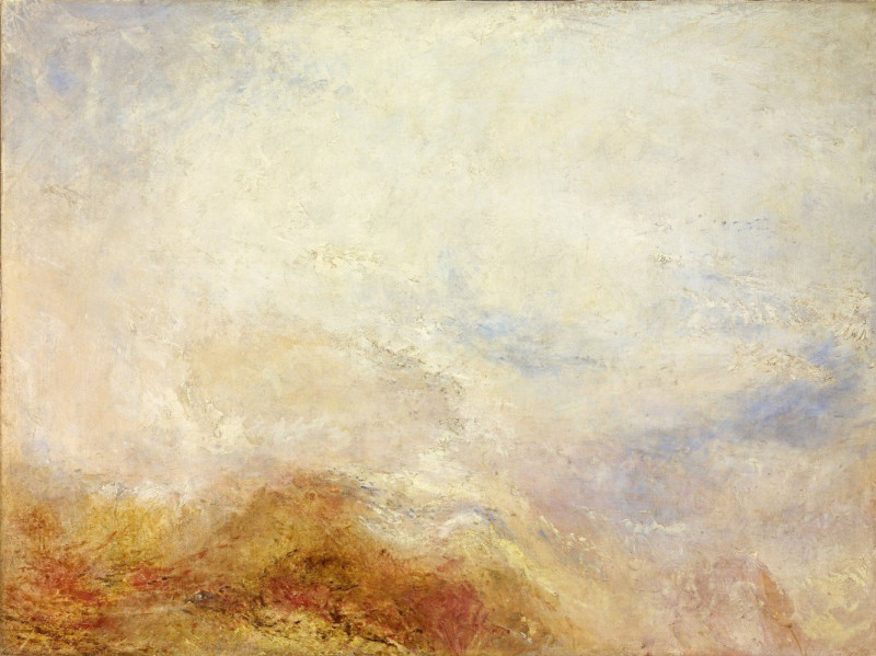 Joseph Mallord William Turner reprodukcija A mountain scene, Val d’Aosta, VISOS REPRODUKCIJOS , paveikslai, reprodukcijos int...