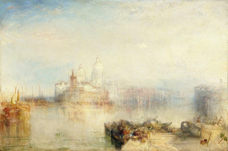 The Dogana and Santa Maria della Salute (Venice_1843) reproduction of painting by Joseph Mallord William Turner. ALL GICLEE P...