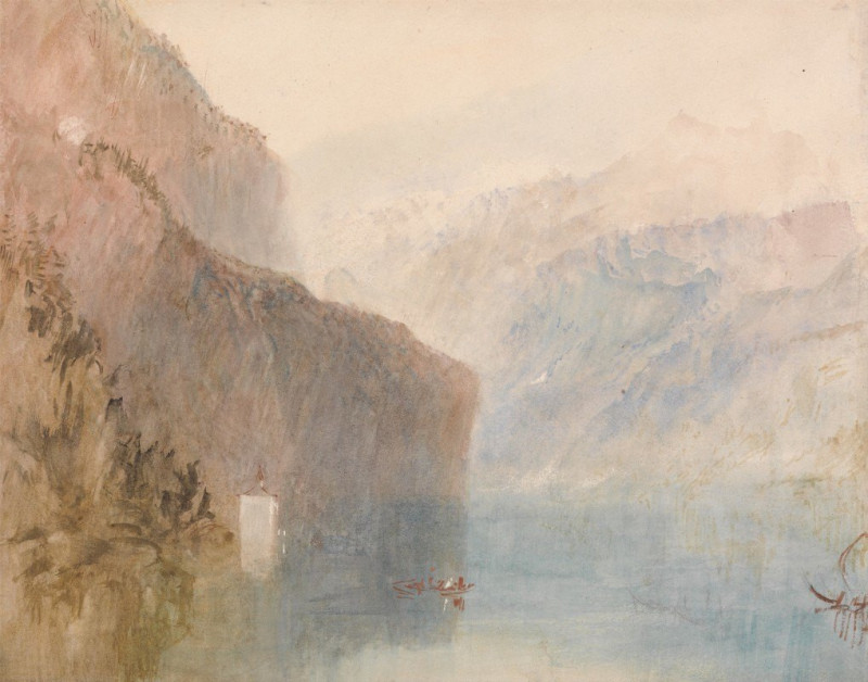 Tell’s Chapel, Lake Lucerne (1841) reproduction of painting by Joseph Mallord William Turner. ALL GICLEE PRINTS