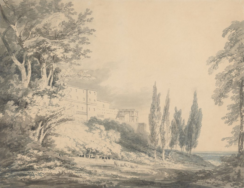 Villa d’Este (ca. 1796) reproduction of painting by Joseph Mallord William Turner. ALL GICLEE PRINTS