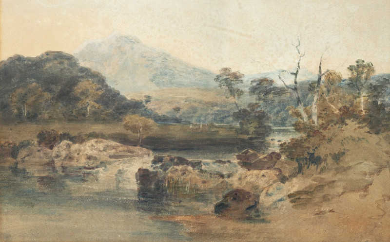 Joseph Mallord William Turner reprodukcija Snowdon from Beddgelert (circa 1798), VISOS REPRODUKCIJOS , paveikslai, reprodukci...