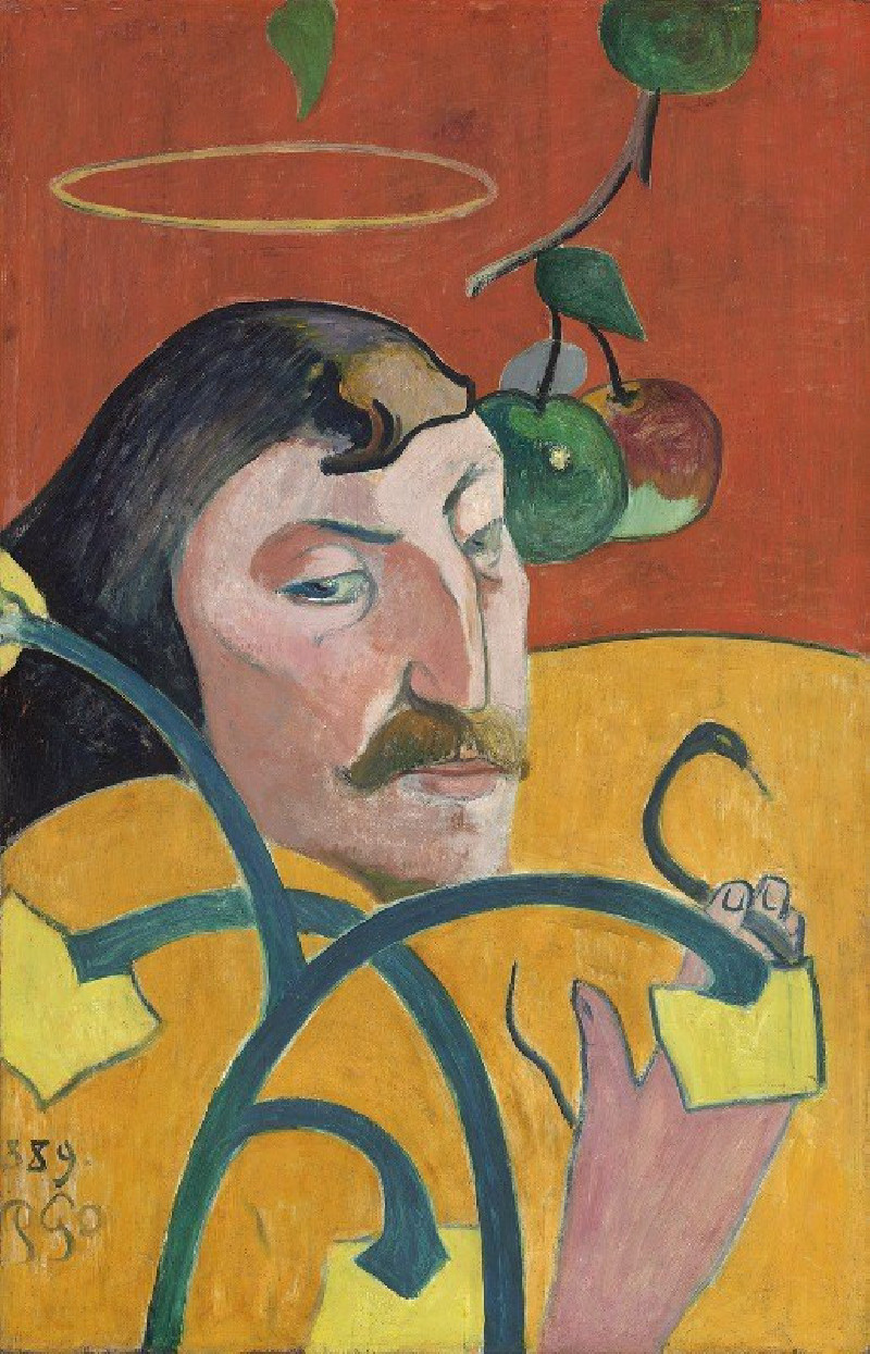 Paul Gauguin reprodukcija Self-Portrait (1889), VISOS REPRODUKCIJOS , paveikslai, reprodukcijos internetu