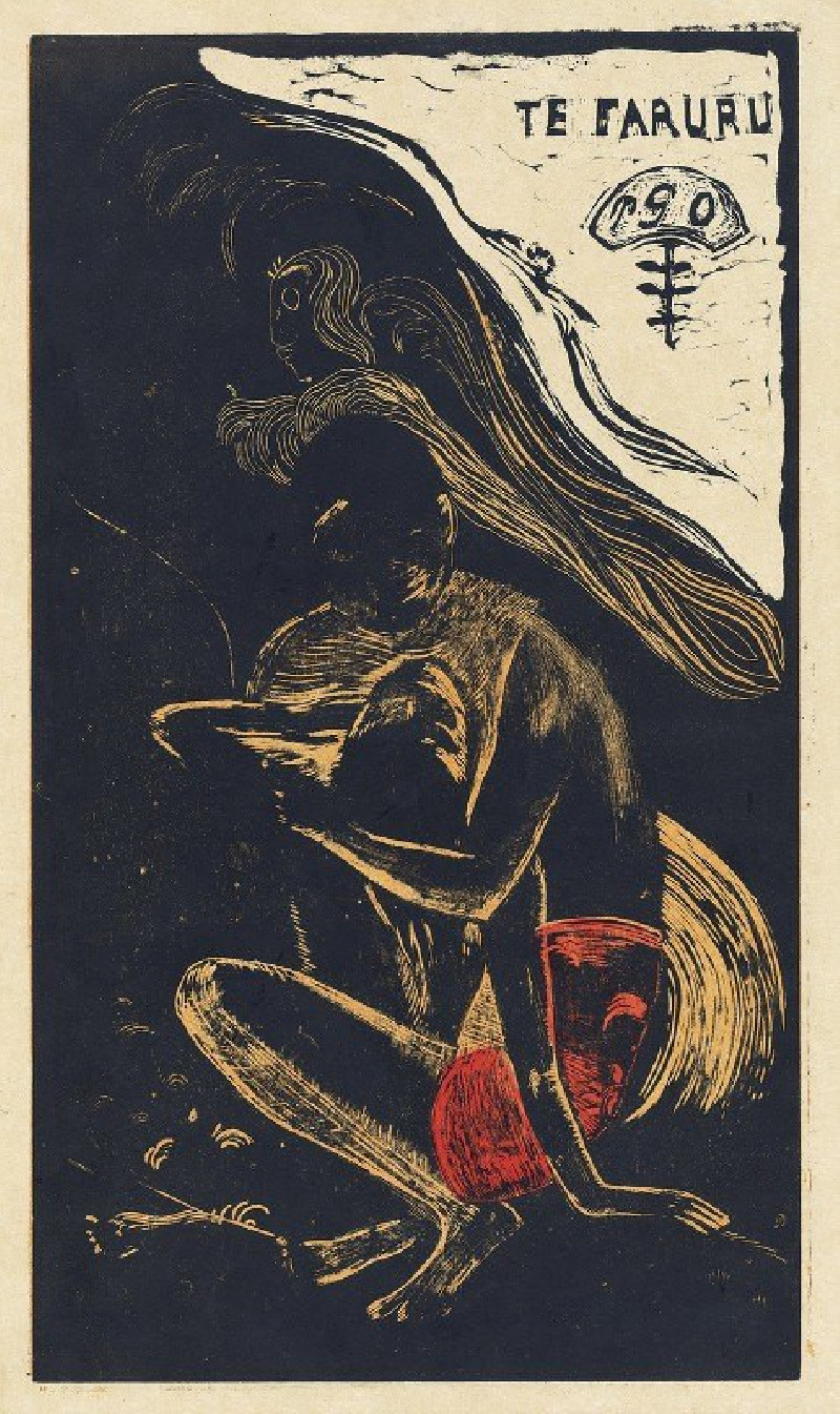 Paul Gauguin reprodukcija Te Faruru (They are Making Love Here) (1894-1895), VISOS REPRODUKCIJOS , paveikslai, reprodukcijos ...