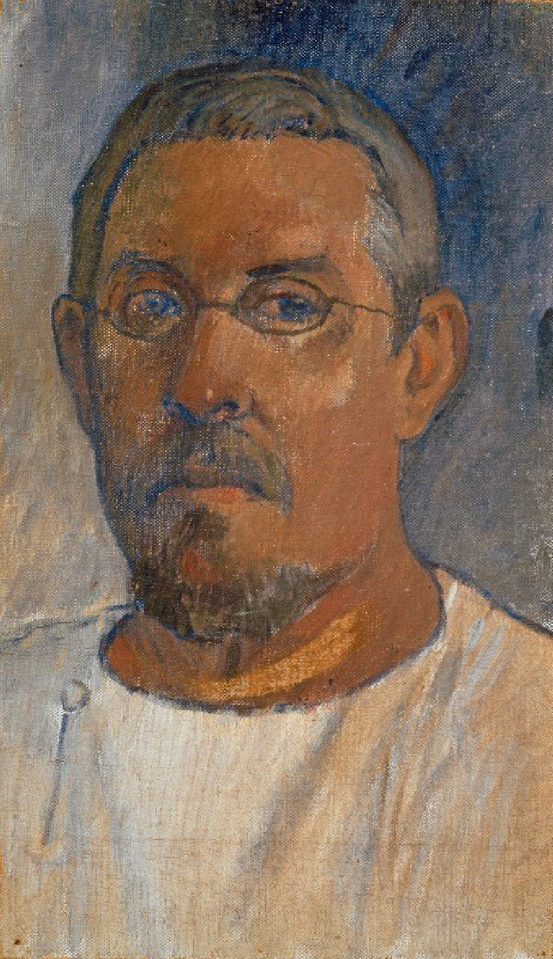 Self-Portrait (1903) reproduction of painting by Paul Gauguin. ALL GICLEE PRINTS