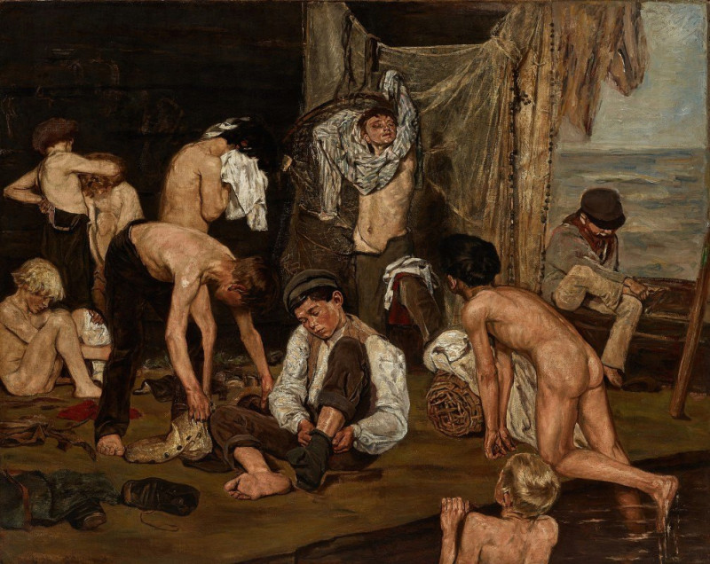 Max Liebermann reprodukcija Swimmers (1875–1877), VISOS REPRODUKCIJOS , paveikslai, reprodukcijos internetu