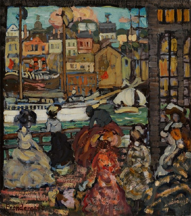 East Boston Ferry reproduction of painting by Maurice Prendergast. ALL GICLEE PRINTS