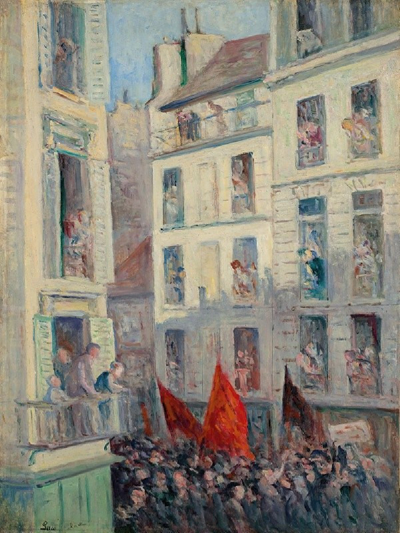 Maximilien Luce reprodukcija Le Front populaire (1936), VISOS REPRODUKCIJOS , paveikslai, reprodukcijos internetu