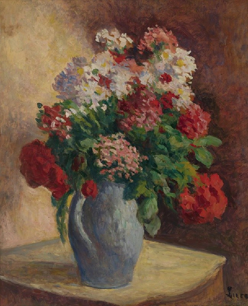 Vase De Giroflées reproduction of painting by Maximilien Luce. ALL GICLEE PRINTS