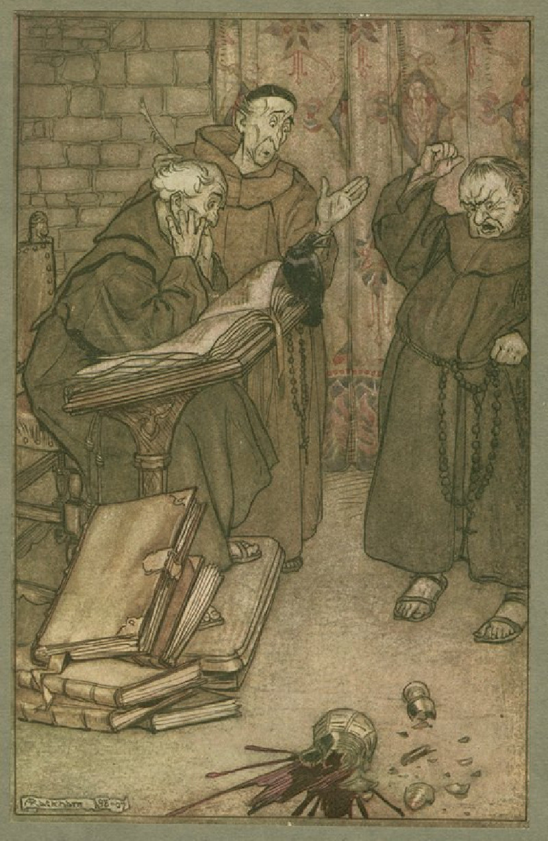 If anyone lied, or if anyone swore. (1911) reproduction of painting by Arthur Rackham. ALL GICLEE PRINTS