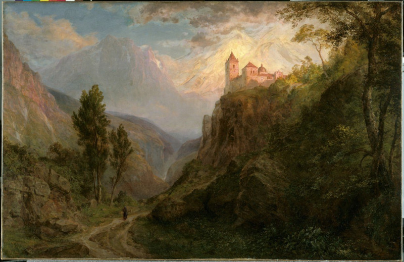 The Monastery of San Pedro (Our Lady of the Snows) (1879) reproduction of painting by Frederic Edwin Church. ALL GICLEE PRINTS