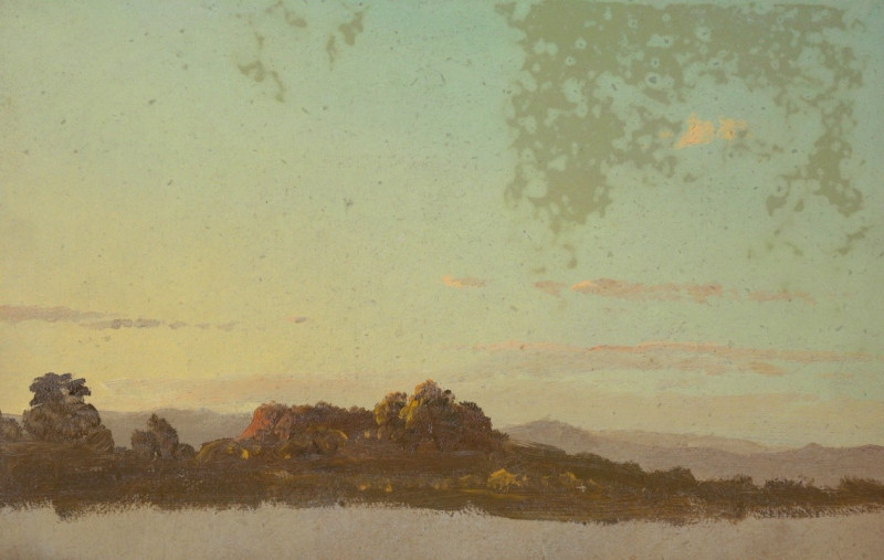 Summer landscape (1870–80) reproduction of painting by Frederic Edwin Church. ALL GICLEE PRINTS