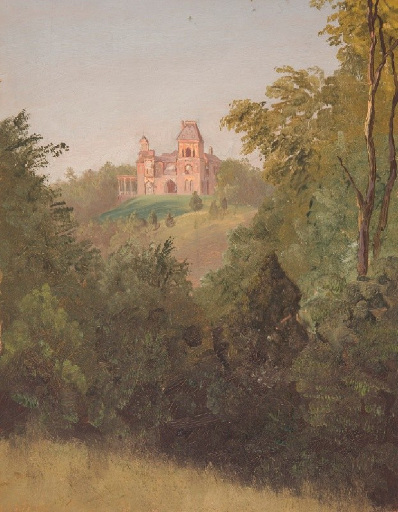 Olana from the Southwest (ca. 1872) reproduction of painting by Frederic Edwin Church. ALL GICLEE PRINTS