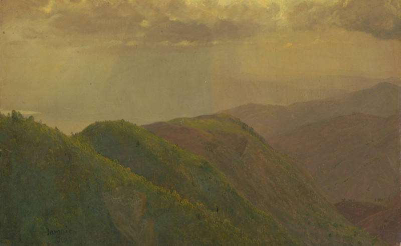 Landscape in Jamaica, West Indies (1865) reproduction of painting by Frederic Edwin Church. ALL GICLEE PRINTS