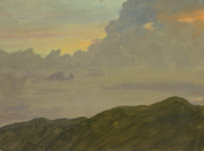 Hilltop and Clouds (1865–66) reproduction of painting by Frederic Edwin Church. ALL GICLEE PRINTS