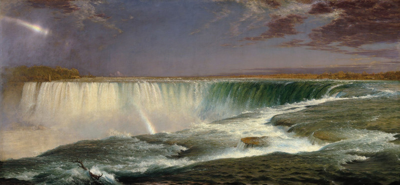 Frederic Edwin Church reprodukcija Niagara (1857), VISOS REPRODUKCIJOS , paveikslai, reprodukcijos internetu