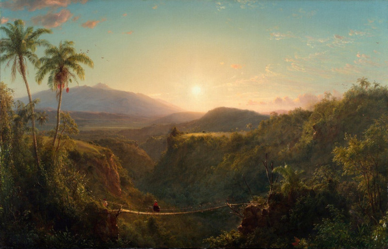 Pichincha reproduction of painting by Frederic Edwin Church. ALL GICLEE PRINTS