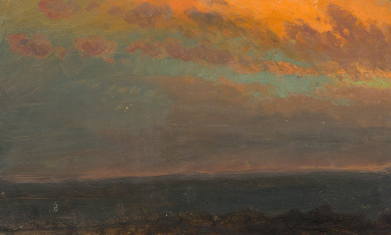 Hudson Valley at Sunset (1870–80) reproduction of painting by Frederic Edwin Church. ALL GICLEE PRINTS