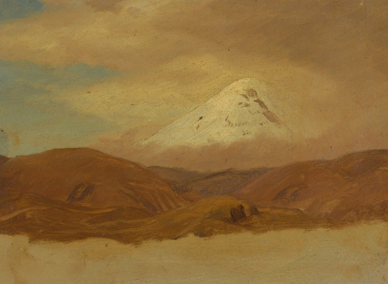 Ecuador, Mt. Chimborazo (1853) reproduction of painting by Frederic Edwin Church. ALL GICLEE PRINTS