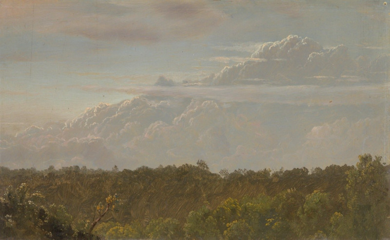 Frederic Edwin Church reprodukcija Thunder Clouds, Jamaica (1865), VISOS REPRODUKCIJOS , paveikslai, reprodukcijos internetu