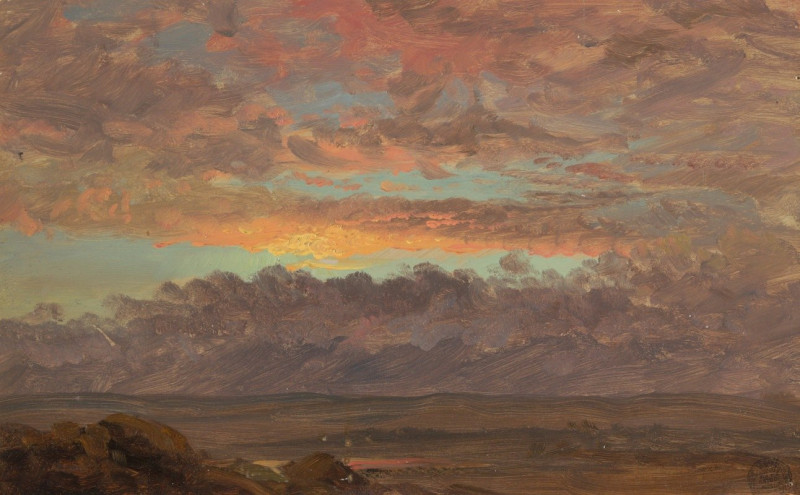 Looking Across the Hudson Valley, New York (ca. 1867) reproduction of painting by Frederic Edwin Church. ALL GICLEE PRINTS