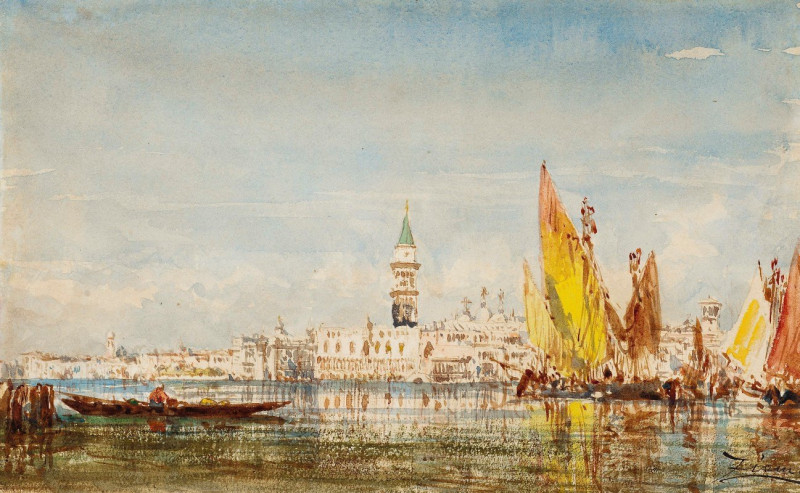 Venise reproduction of painting by Félix Ziem. ALL GICLEE PRINTS