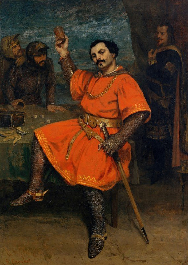 Gustave Courbet reprodukcija Louis Gueymard (1822–1880) as Robert le Diable (1857), VISOS REPRODUKCIJOS , paveikslai, reprodu...